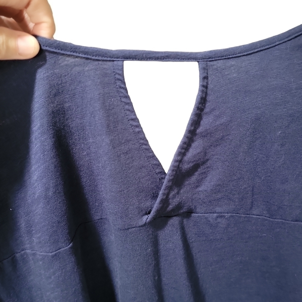 Terra & Sky size 3X blue short sleeve shirt Polyester and cotton - Picture 4 of 8